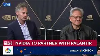 Алекс Карп и Дженсен Хуанг о новаторском партнерстве Palantir и NVIDIA AI &mdash; полное интервью CNBC