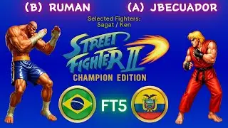 РУМАН ПРОТИВ JBECUADOR - Street Fighter II, Чемпионская версия - FT5 - 18:33 - Онлайн-повторы матчей