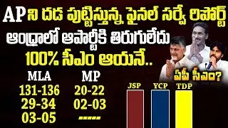 AP Latest Shocking Final Report's On AP Next CM | AP Exit Poll Survey 2019 | TDP | Janasena | YCP