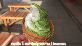 MATCHA & VANILLA ICE CREAM MIX | BEST IN JAPAN #matchaandvanillaicecreammix #matchaicecream #japan