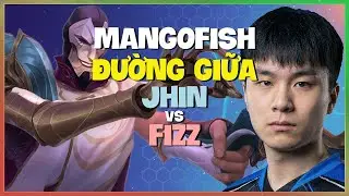 MangoFish cầm Jhin đi Mid cực kh&eacute;t hủy diệt Rank Kim Cương Trung Quốc Vietsub