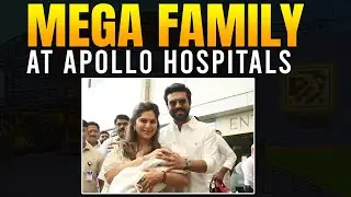 Chiranjeevi & Mega Family Visiting Apollo Hospitals for the delivery of Upasana - Ramcharan