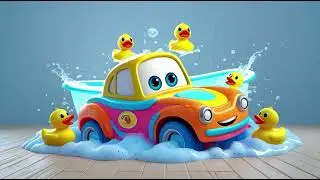 🚗🫧 Toy Car Bathtime Song 🛁🎶 | Nursery Rhymes & Kids Songs