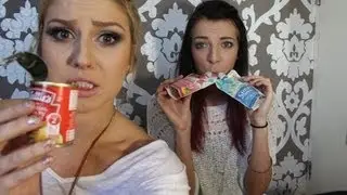 Baby Food Challenge! Shaaanxo ft. Kellymariiieee