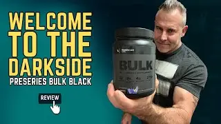 EVERYTHING HAS A DARKSIDE ⚫️ Transparent Labs PreSeries BULK BLACK Pre Workout Review