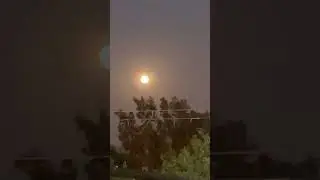 Full moon🌕 Do you know that the moon has no light it reflects from the sun🌞 #moon #shorts