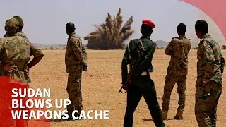 Sudan blows up 300,000 illegal weapons