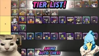 TIER LIST ANIME AUTO CHESS! + TODOS CODES!