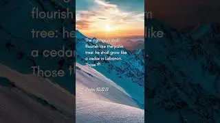 VERSE OF THE DAY PSALM 92:12,13 | INSPIRATIONAL BIBLE VERSES #shorts #faith #trending