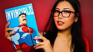 ASMR 📖 Reading INVINCIBLE Comics 💥 Soft Whispers & Paper Tracing For Sleep 💤 Volume 2