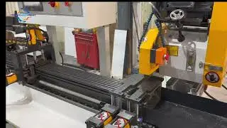 CNC fully automatic feeding and cutting machine for pipes#automatic #cuttingmachine #fully feeding
