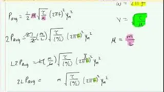 A string along which waves can travel is