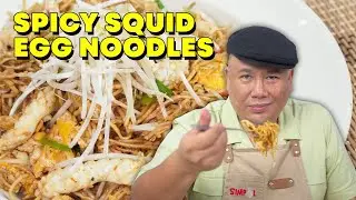 Spicy Squid Egg Noodle Recipe  | SIMPOL | CHEF TATUNG