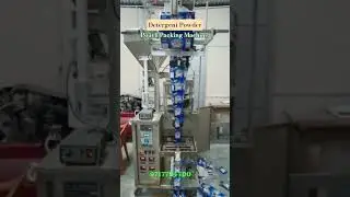 Detergent Powder Pouch Packing Machine| Automatic Surf Packaging Machine