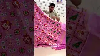 +91 7802870073 - Double ikat Handloom Weaving Pure Patola Saree