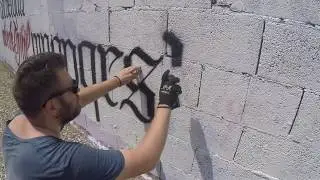 spray calligraphy GREN and MASK combo