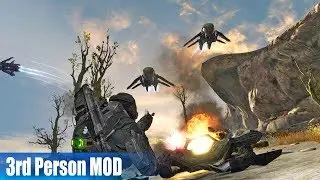 Halo Reach Third Person Gameplay (3rd Person Camera Mod)