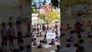 PM SHRI ZPH SCHOOL All Students Daily Yoga || Tadasana  Amazing Practice 🧘&zwj;♀️🧘 #yogic #yogiclife