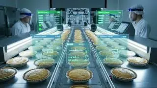 Inside the factory: The high-tech apple pie making process.