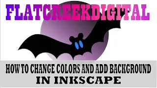 How to Change Colors and Add Background in Inkscape, Changing colors Using Inkscape