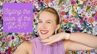 PANTONE COLOR OF THE YEAR// Styling Very Peri