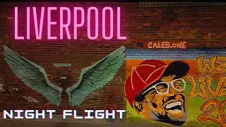 4K Liverpool Drone Footage 💗 City Centre Night Flight 🛸 DJI Mini 3 Pro
