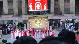 DANDIYA NIGHT IN AMITY🔥😱 || C BLOCK FULL TOUR👌🏻 || @SrishtiSinghVlogs07 