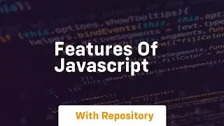 Features of javascript