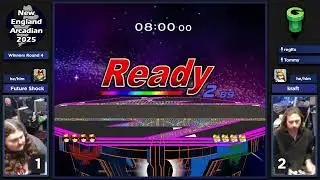 NE Melee Arcadian 2025 - Future Shock (C. Falcon) против kraft (Fox) - SSBM WR4