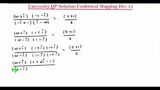 ModGen_Vid_24_University Question Paper Solution Comformal Mapping  Dec 14_(Part_2)