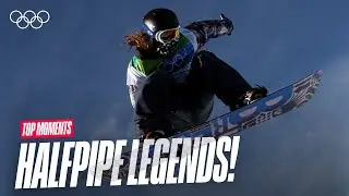 The Last Seven Men's Halfpipe Gold Medalists 🏂🥇 | Olympic History in Snowboarding | Top Moments