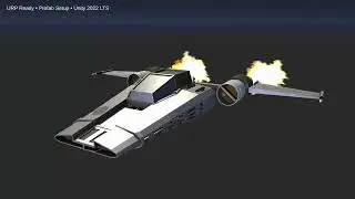Space Ship 3D Model Preview