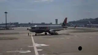 20/11/7 ジェットスタージャパン成田空港プッシュバック