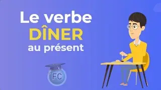 Le verbe D&icirc;ner au pr&eacute;sent To have dinner Present Tense #frenchconjugation