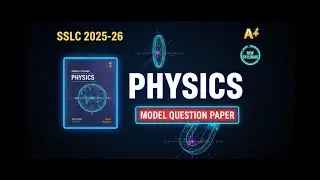 SSLC Physics Model Question Paper Solved New Syllabus 2025-2026