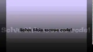 Morse Code Puzzle