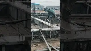 Technical do top surface of ground beam while raining