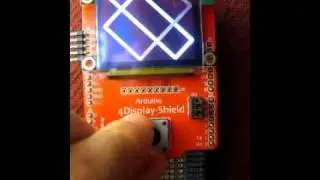 Arduino 4Display-Shield Snake