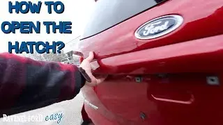 How to Open the Hatch, Trunk, Tailgate? New 2018 Ford EcoSport SE & Titanium REVIEW