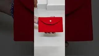 Purse Making at home l DIY cloth cardboard wallet #shorts #diy #craft #bestoutofwaste #trending