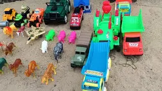 Toy Trucks, Cars & Animals Collection Video |happy Mini Truck 