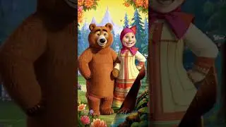 Masha and the bear #чистый #снег #vs #disney #animalfusion #cover #edit #aiwallpaper #как #лист