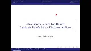 Função de Transferência e Diagrama de Blocos