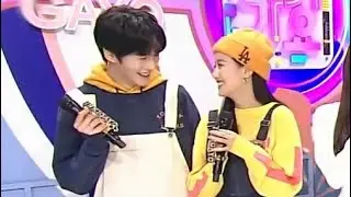 Inkigayo Lee MCs (MONSTA X Minhyuk & APRIL Naeun) Interactions