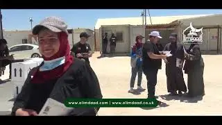 LIVE UPDATES: Food Distribution in the Azraq Camp