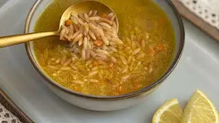 شوربة لسان العصفور بطريقه سهله ولذيذه 👌🏻❤️‍🔥