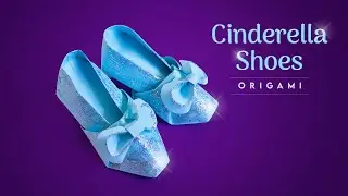 Beautiful Cinderella Shoes | Origami Shoes