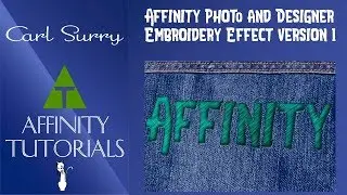 Affinity Photo and Designer - Embroidery Effect v1