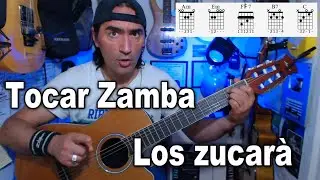 Como tocar Zamba - En tu imagen - Los zucarà en la guitarra