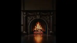 24/7 Luxury Fireplace | Dark Ambient Fire for Sleep & Relaxation | No Music #relax #fireplace